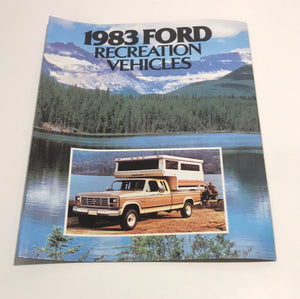 1983 Ford Recreation Vehicles big truck dealer sales brochure