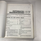 1982 Car Shop Manual Powertrain Maintenance Escort EXP