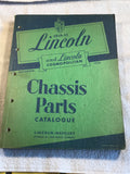 1949-1951 Lincoln Chassis Parts Catalog