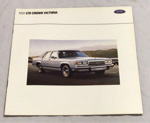 1991 Ford LTD Crown Victoria dealer sales brochure