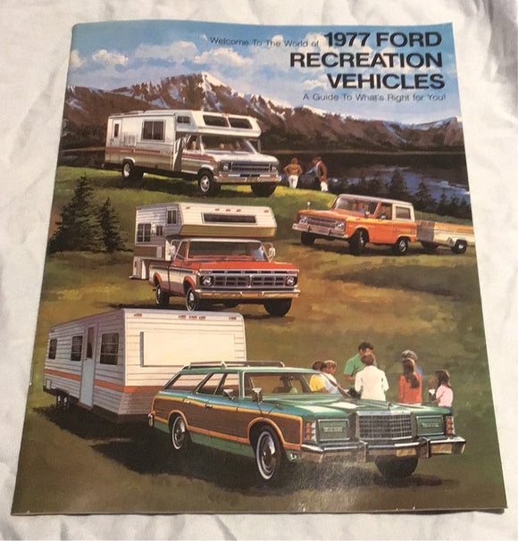 1977 Ford Recreation Vehicles dealer sales brochure