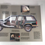 1993 Ford Explorer dealer sales brochure
