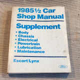 1985 1/2 Car Shop Manual Supplement Body Chassis Electrical Powertrain