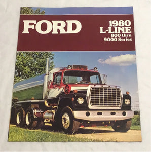 1980 Ford L-Line 800-9000 Series dealer sales brochure