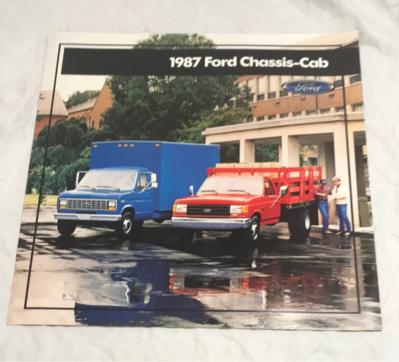 1987 Ford Chassis Cab sales brochure