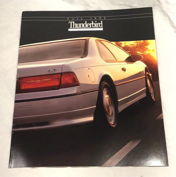 1992 Ford Thunderbird dealer sales brochure