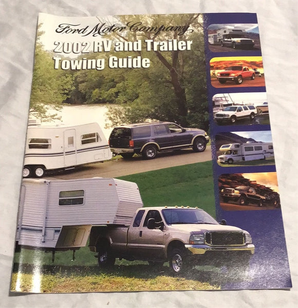 Ford 2002 RV and Trailer Towing Guide brochure
