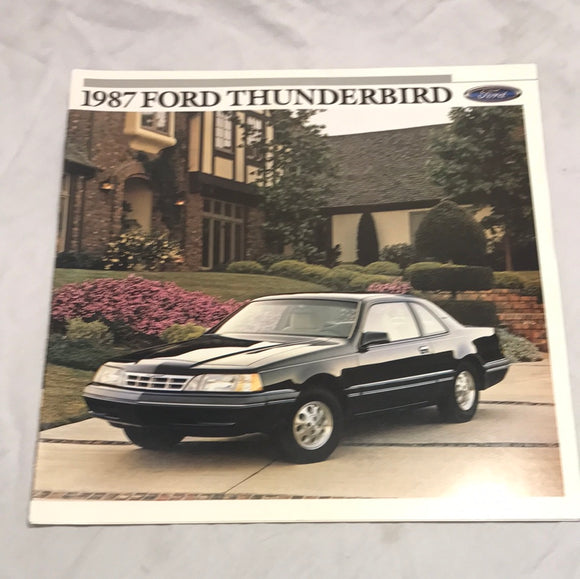 1987 Ford Thunderbird sales brochure