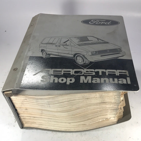 1986 Ford Aerostar Shop Manual Body Chassis Engine