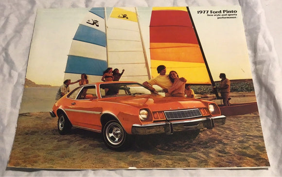 1977 Ford Pinto dealer sales brochure