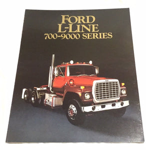 1985 Ford L-Line 700-9000 Series dealer sales brochure