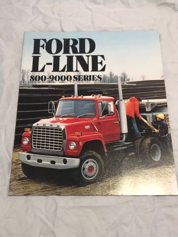1982 Ford L-Line 800-9000 Series trucks sales brochure