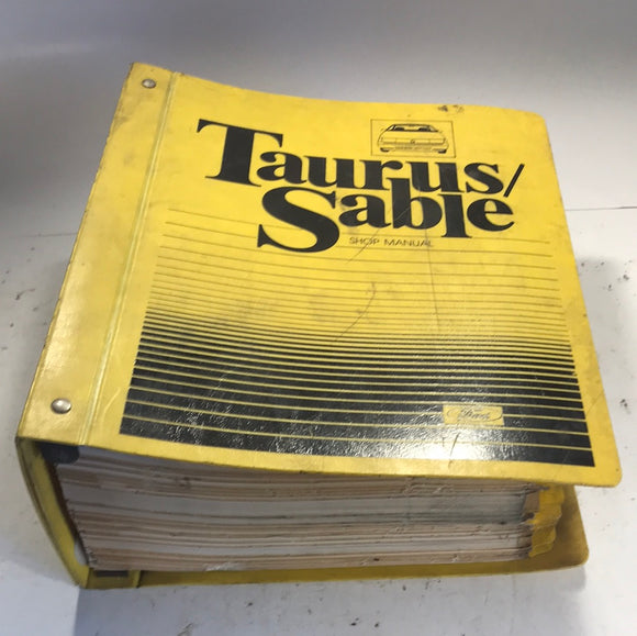 1986 Ford Taurus Sable Shop Manual