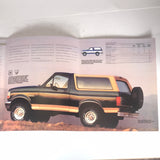 1993 Ford Bronco dealer sales brochure